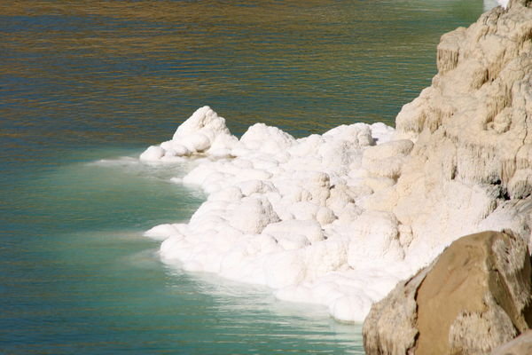 Salt Encrusted Rocks