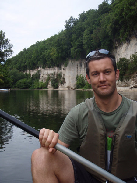 Canoeing down the Dordogne River