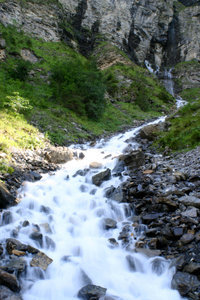 Waterfall in The Lauterbrunnen valley