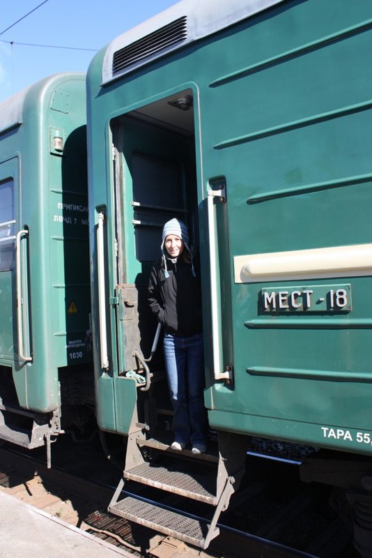 Get on board - Train 6 Moscow to Irkusk 