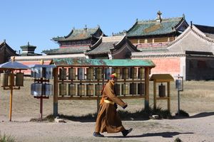Monk at Erdenezuu Temple
