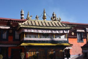Upper levels of Jokhang Temple, Lhasa