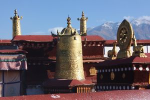 Upper levels of Jokhang Templ, Lhasa