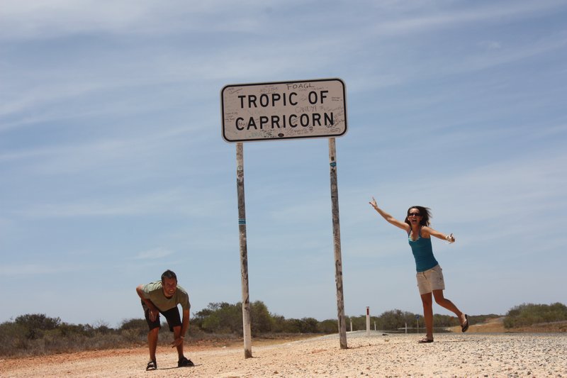 Woohoo, made it to the Tropic of Capricorn!