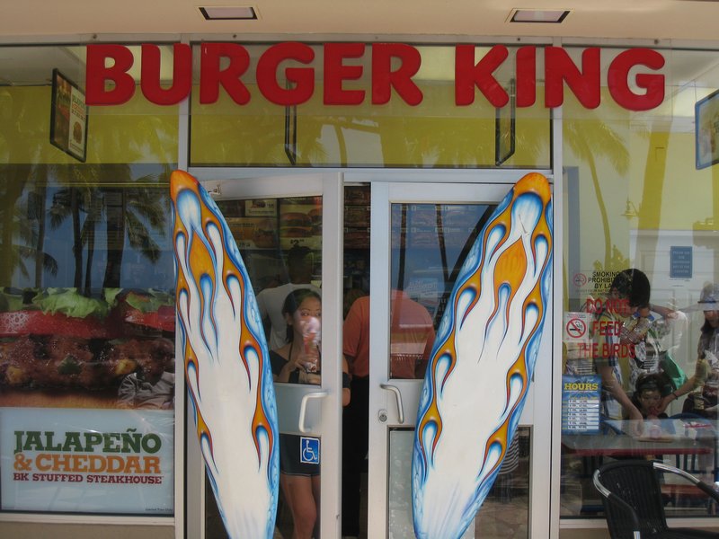 Burger King Waikiki Style