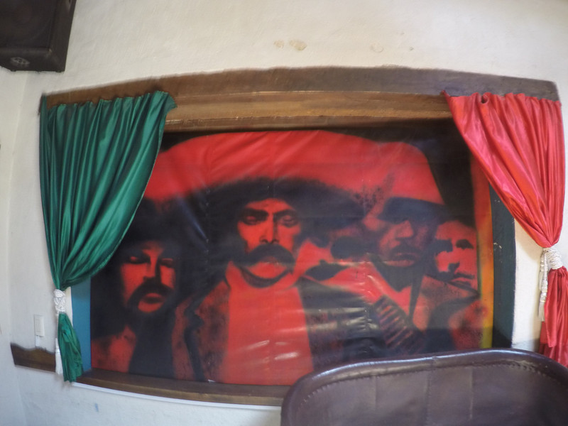 Zapatista art in San Cristobal