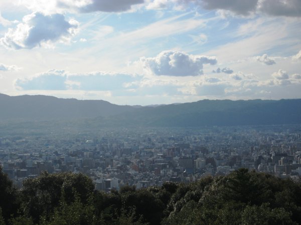 City panorama from Shugunzuka Hill