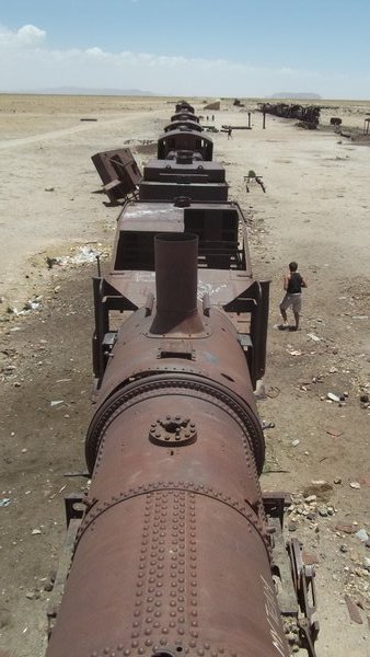 Abandoned Train engines