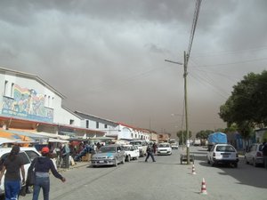 Dust storm about to hit