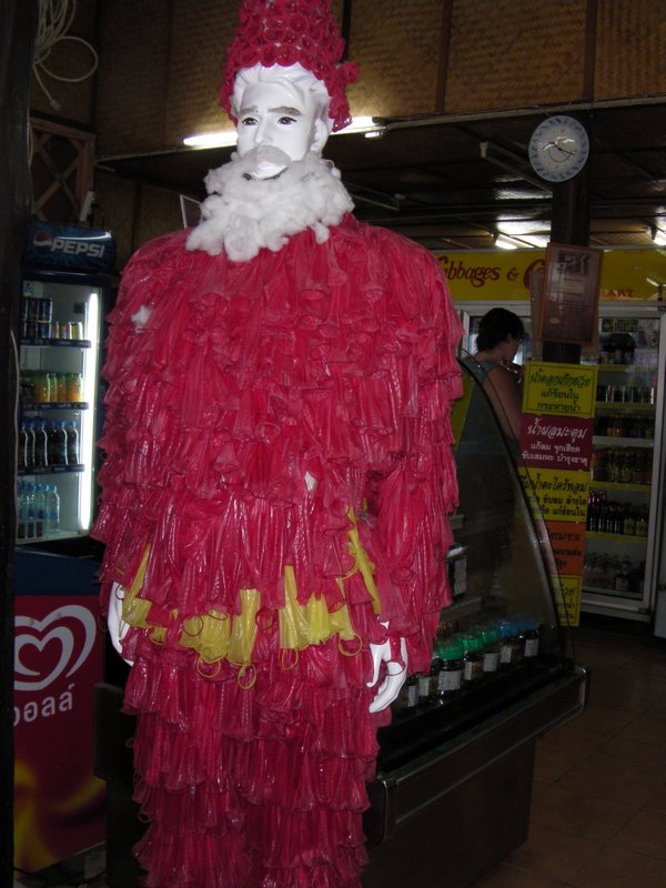 Condom santa suit