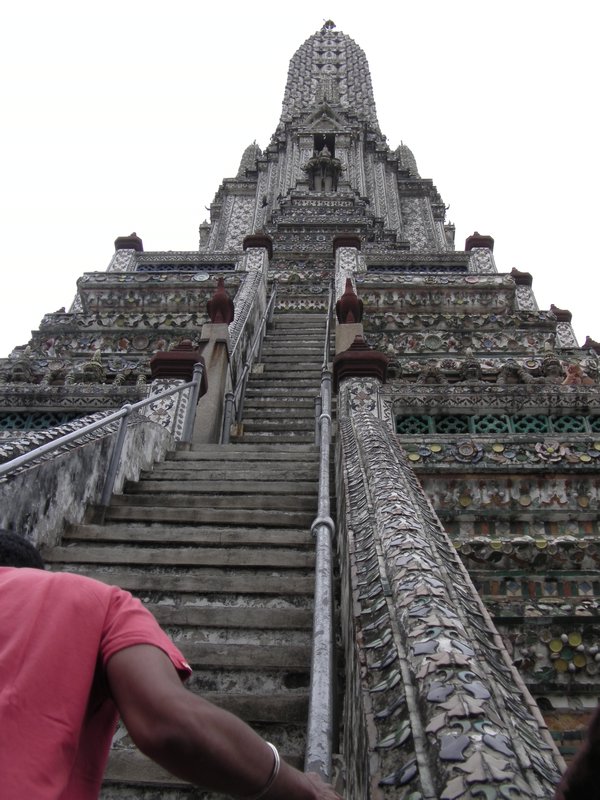 Steep steps at Wat Arun