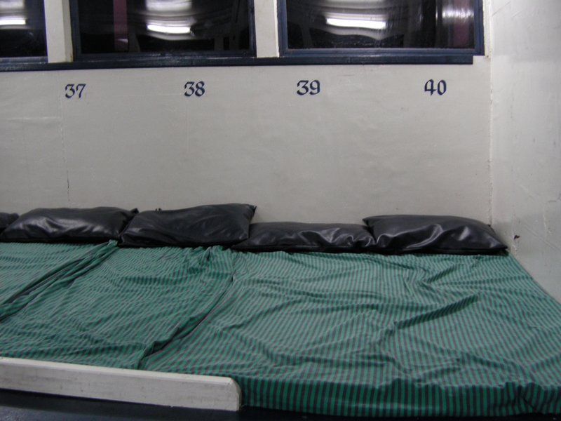 beds in the overnight boat