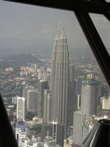 looking out from KL tower