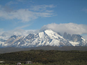 Torres del Paine National Park from a Distance