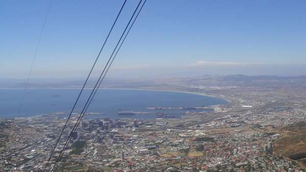 Cablecar journey up Table Mountain