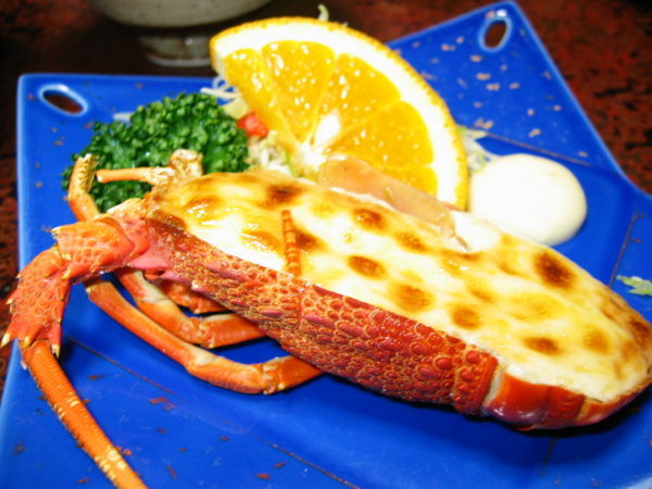Seafood feast -- Cheese baked crayfish