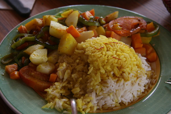 ryz z warzywami
