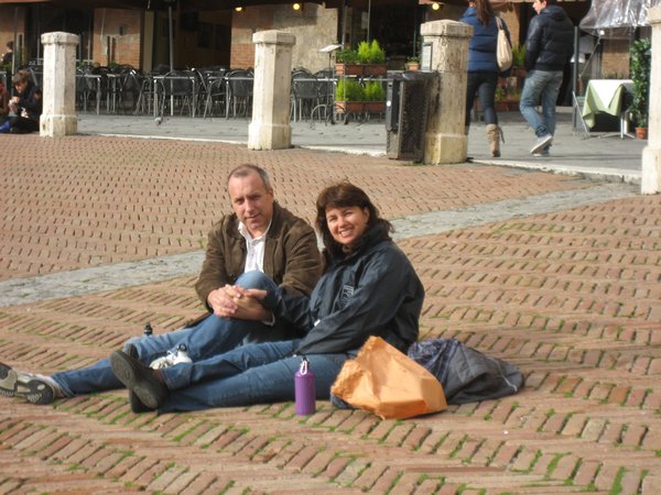 Lunch at Piazza del Campo