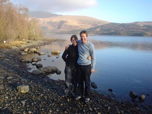 Rob and Caro by loch