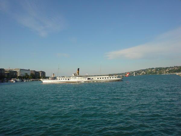 Steamer on Lake Geneva