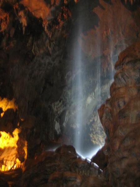 waterfall in the Amazing Caves