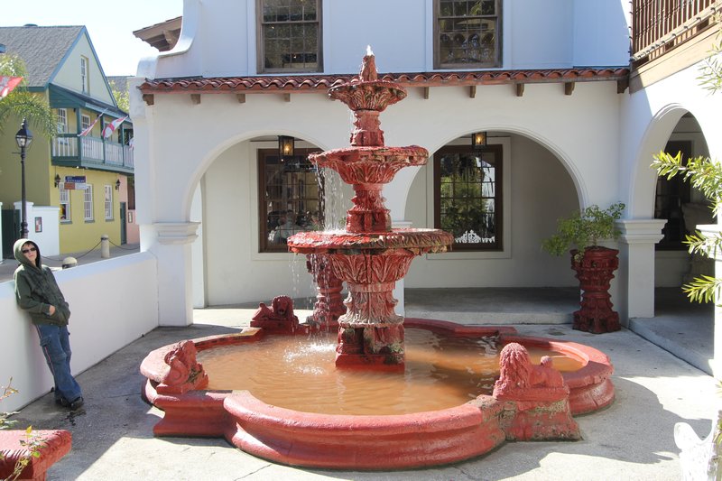 fountain in square