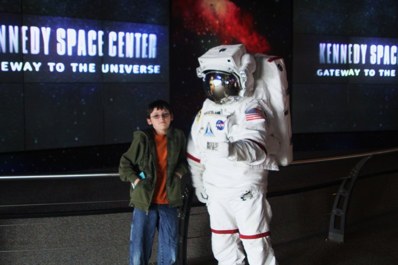 chris with astronaut