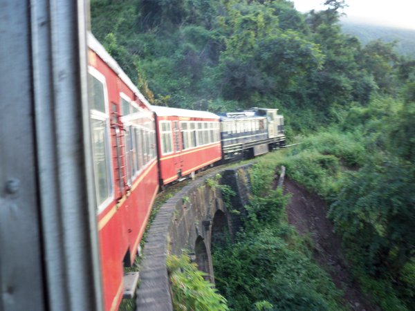 Shimla, view from the Shivalik Express