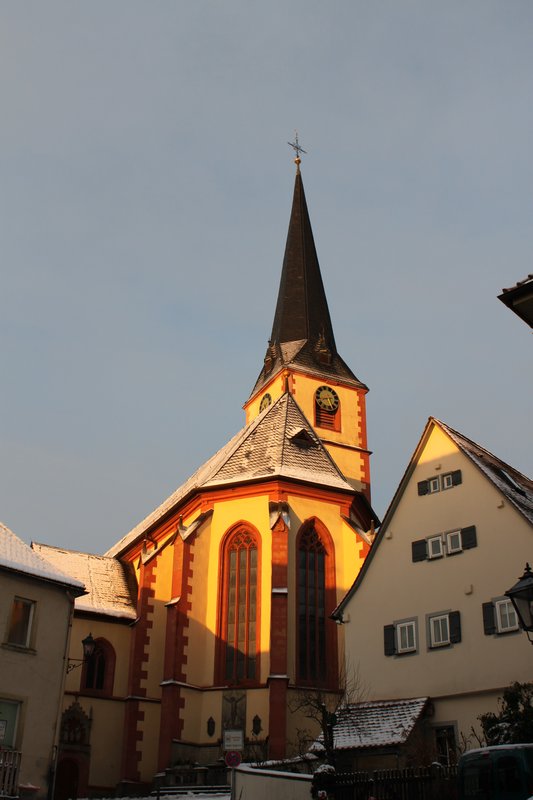 Church in Sulzfeld  - Early morning