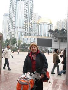 Susie at People's Square Shanghai