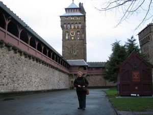 Here I am at Cardiff Castle