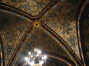 Cardiff ceiling in smoking room