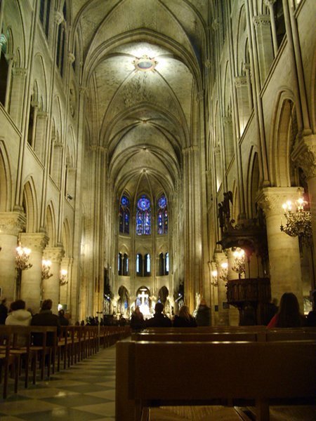 m interior Notre Dame