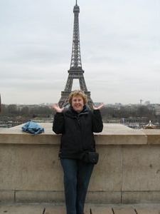 I'm holding the Eiffel Tower