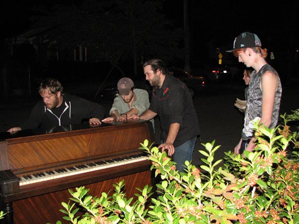 Negotiating the sidewalk