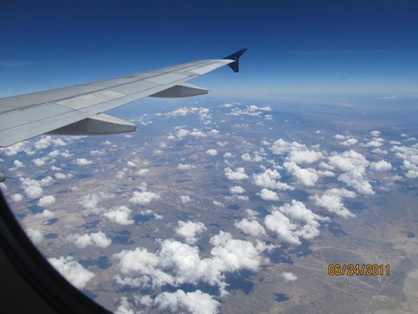 View from the plane going to Guadalajara