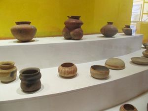 pottery samples from graves