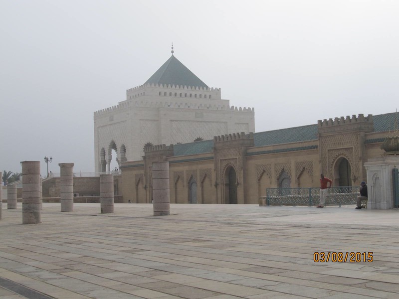 More recent mausoleum 