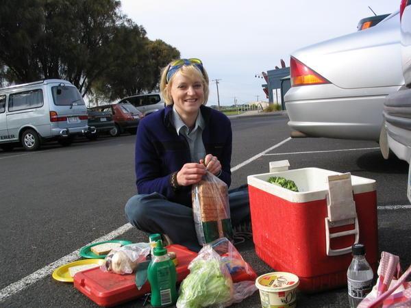 Lunch in the carpark