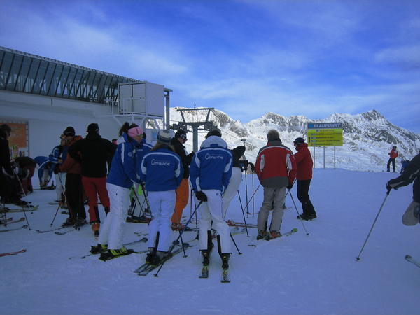 Skiing at Obergugl