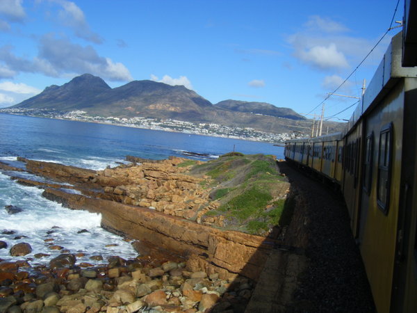 travelling up the coast