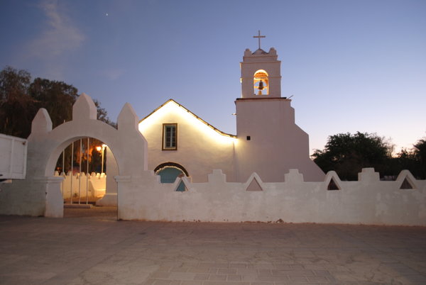 San Pedro Church at Night