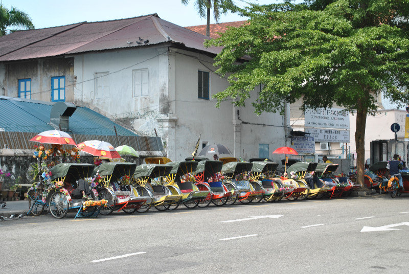 Rickshaw taxi rank