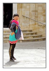 Fotoshoot of our friend He Peng Mei - the photographer - in Heraklion