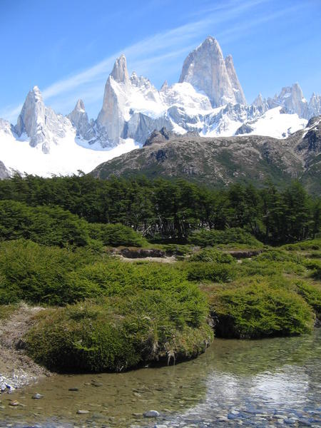 Hiking close to Fitz Roy...