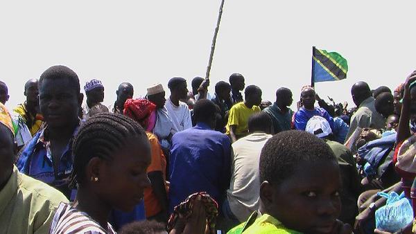 People on the boat travelling north on lake tanganika from kigoma