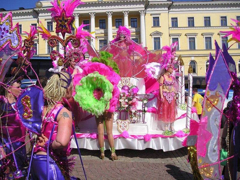 Farben im finnischen Karneval