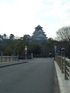 Osaka Castle view (1)