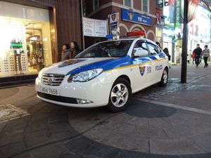 Korea Police cars