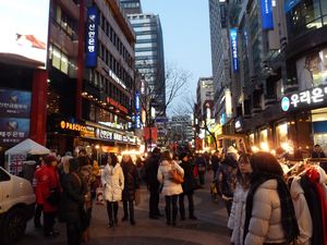 Myeong-dong streets night (2)